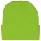 Cappellino zuccotto in acrilico verde fluo personalizzato K18070VFL