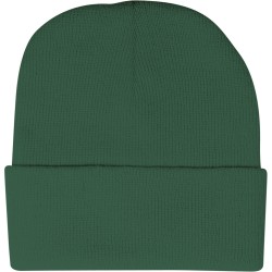 Cappellino zuccotto in acrilico verde inglese personalizzato K18070VI Cappellino zuccotto in acrilico verde inglese personalizzato K18070VI