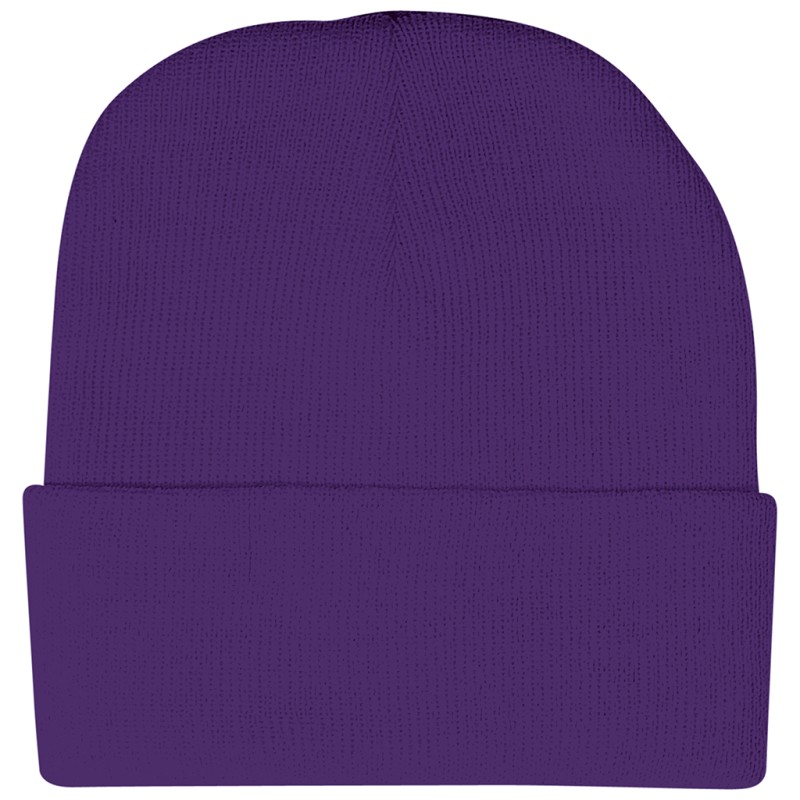 Cappellino zuccotto in acrilico viola personalizzato K18070VL Cappellino zuccotto in acrilico viola personalizzato K18070VL