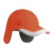 Cappellino 6 pannelli arancione personalizzato K18074A
