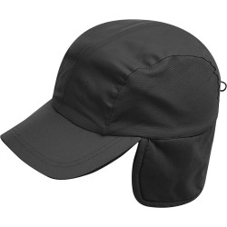 Cappellino 4 pannelli nero personalizzato K18075N