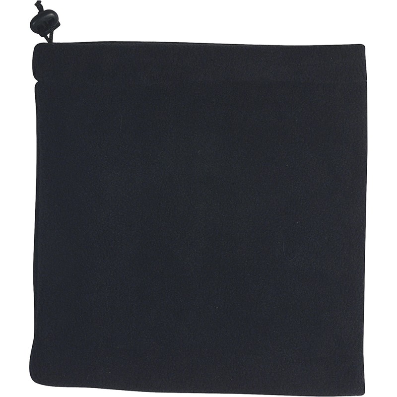Fascia multiuso in pile nero personalizzato K18076N