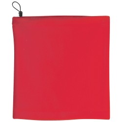 Fascia multiuso in pile rosso personalizzato K18076R Fascia multiuso in pile rosso personalizzato K18076R
