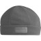 Cappellino zuccotto in pile grigio personalizzato K18077GR