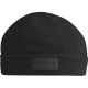 Cappellino zuccotto in pile nero personalizzato K18077N