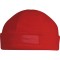 Cappellino zuccotto in pile rosso personalizzato K18077R