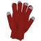 Guanti touch screen in acrilico rosso personalizzato K18079R