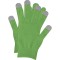 Guanti touch screen in acrilico verde personalizzato K18079V