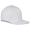 Cappellino rapper 5 pannelli bianco personalizzato K18083B
