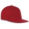 Cappellino rapper 5 pannelli rosso personalizzato K18083R
