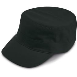 Cappellino militare in nero personalizzato K18091N