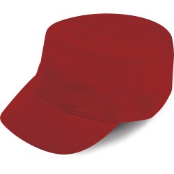 Cappellino militare in rosso personalizzato K18091R