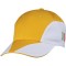 Cappellino 8 pannelli giallo personalizzato K18097G