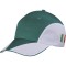 Cappellino 8 pannelli verde personalizzato K18097V