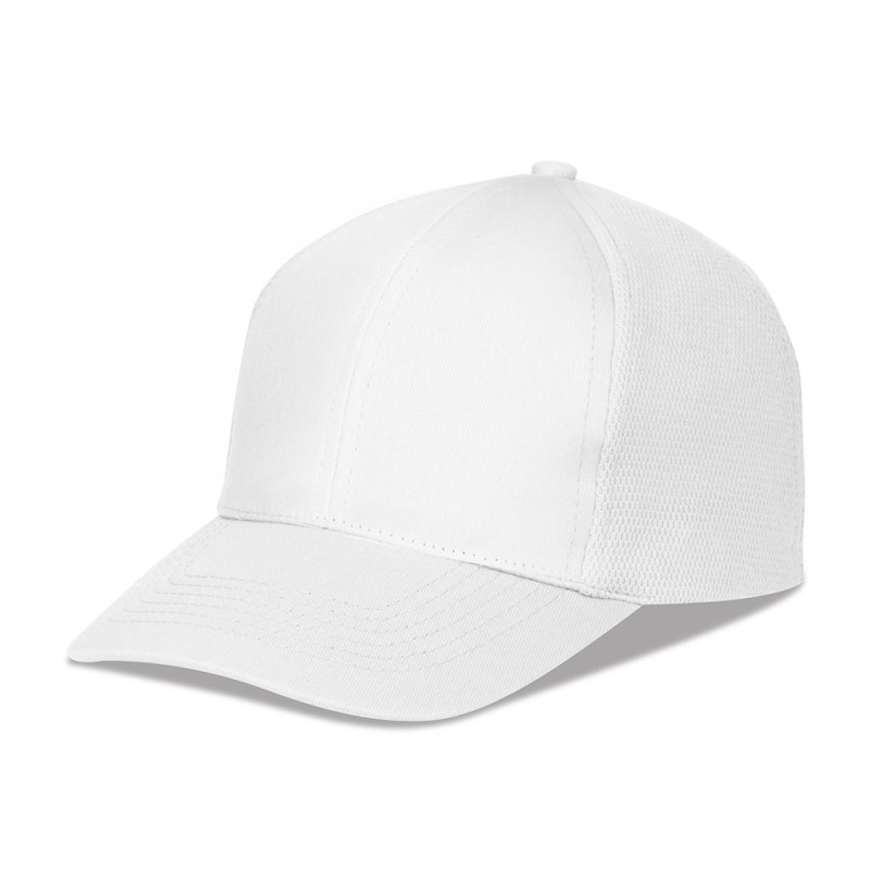 Cappellino 6 pannelli bianco personalizzato K18104B Cappellino 6 pannelli bianco personalizzato K18104B