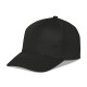 Cappellino 6 pannelli nero personalizzato K18104N