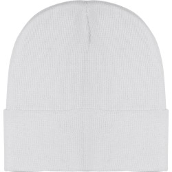 Cappellino zuccotto in rpet bianco personalizzato K18116B