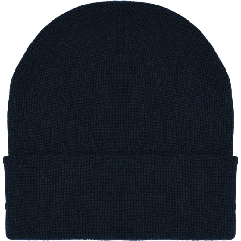 Cappellino zuccotto in rpet blu navy personalizzato K18116NY