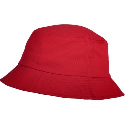 Cappellino da pescatore a falda rosso personalizzato K18118R Cappellino da pescatore a falda rosso personalizzato K18118R