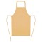 Grembiule da cucina in cotone riciclato giallo personalizzato K18119G