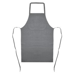 Grembiule da cucina in cotone riciclato nero personalizzato K18119N