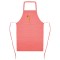 Grembiule da cucina in cotone riciclato rosso personalizzato K18119R