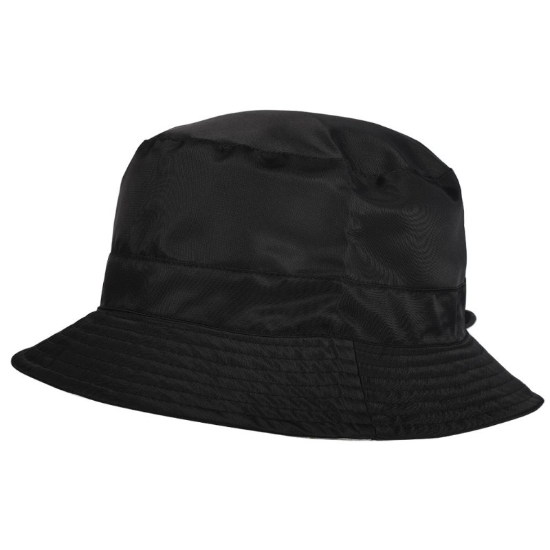 Cappellino da pescatore double face impermeabile nero personalizzato K18121N Cappellino da pescatore double face impermeabile nero personalizzato K18121N