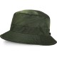Cappellino da pescatore double face impermeabile verde militare personalizzato K18121VM Cappellino da pescatore double face impermeabile verde militare personalizzato K18121VM
