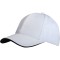 Cappellino 6 pannelli bianco personalizzato K18122B