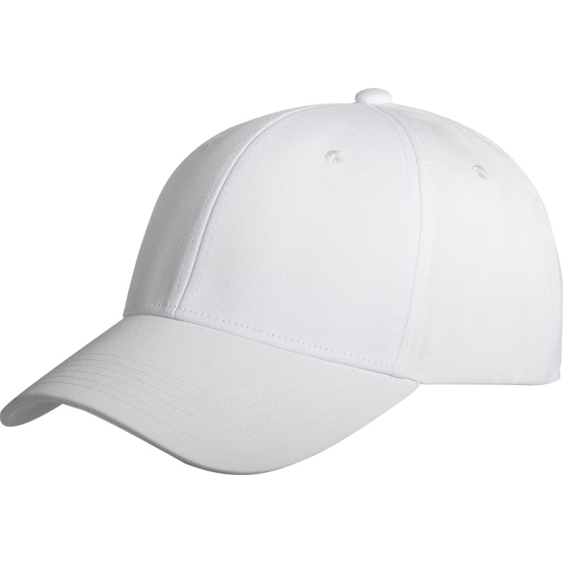 Cappellino golf 6 pannelli bianco personalizzato K18124B
