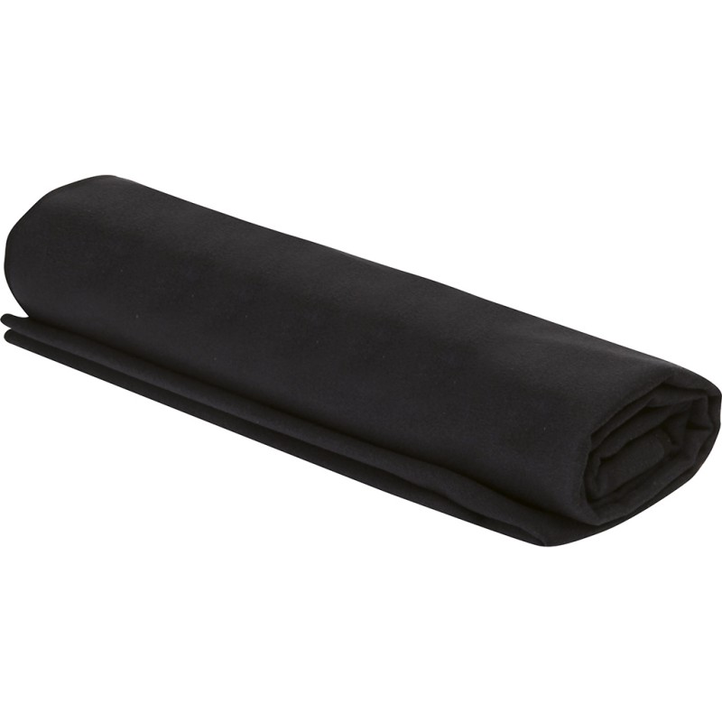 Asciugamano in microfibra nero personalizzato K18134N Asciugamano in microfibra nero personalizzato K18134N