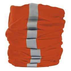 Fascia multiuso reflex colori fluorescenti in poliestere arancione personalizzato K18137A Fascia multiuso reflex colori fluorescenti in poliestere arancione personalizzato K18137A