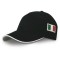 Cappellino 5 pannelli nero personalizzato K18144N
