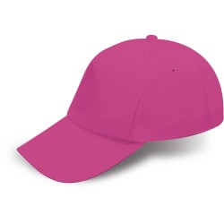 Cappellino bimbo 5 pannelli fucsia personalizzato K18158FU