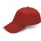 Cappellino bimbo 5 pannelli rosso personalizzato K18158R