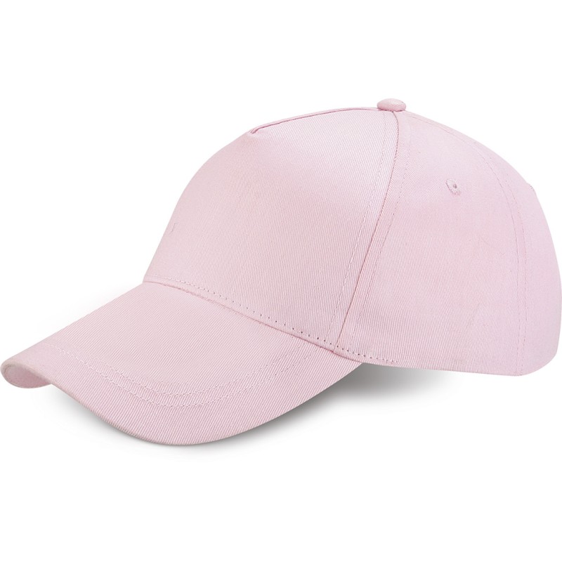 Cappellino bimbo 5 pannelli rosa personalizzato K18158RS
