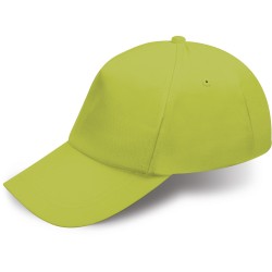 Cappellino bimbo 5 pannelli verde acido personalizzato K18158VA