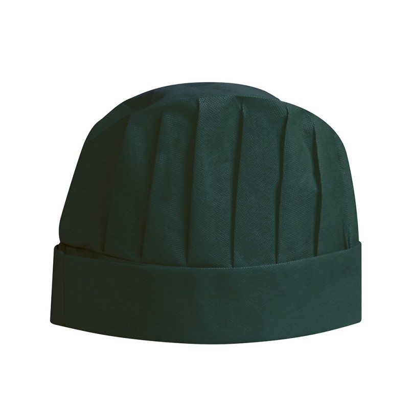 Cappellino da cuoco in tnt verde inglese personalizzato K18187VI