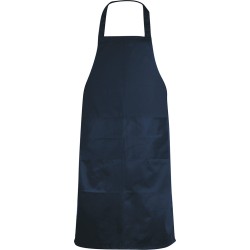 Grembiule da cucina classico blu navy personalizzato K18190NY