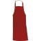 Grembiule da cucina classico rosso personalizzato K18190R
