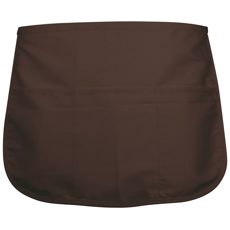 Mini grembiule da cucina in marrone personalizzato K18195M