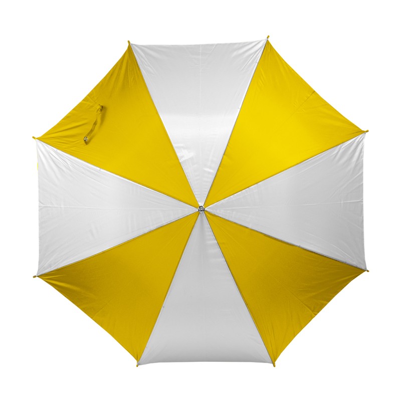 Ombrello automatico bianco/giallo personalizzato K18200B/G Ombrello automatico bianco/giallo personalizzato K18200B/G
