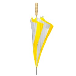 Ombrello automatico bianco/giallo personalizzato K18200B/G Ombrello automatico bianco/giallo personalizzato K18200B/G