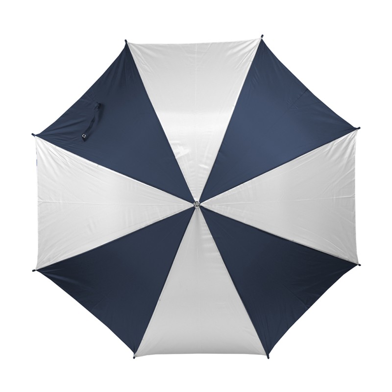 Ombrello automatico bianco/blu navy personalizzato K18200B/NY