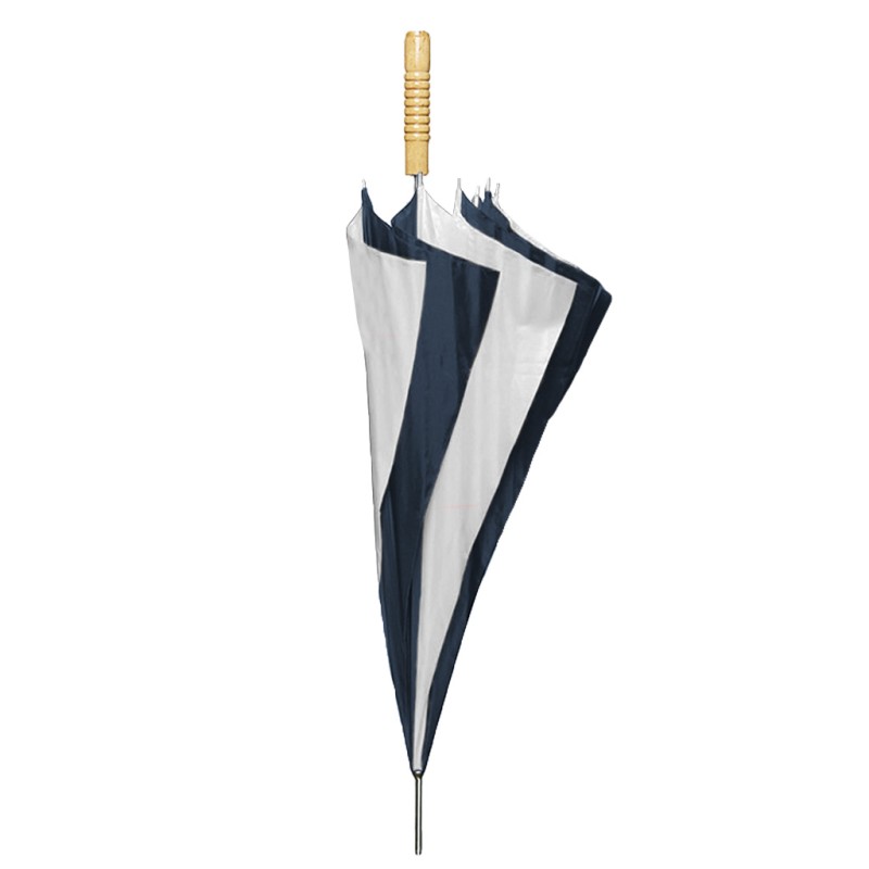 Ombrello automatico bianco/blu navy personalizzato K18200B/NY