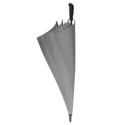 Ombrello windproof maxi grigio personalizzato K18242GR Ombrello windproof maxi grigio personalizzato K18242GR