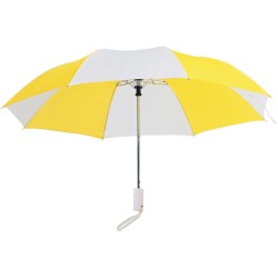 Ombrello mini automatico bianco/giallo personalizzato K18245B/G Ombrello mini automatico bianco/giallo personalizzato K18245B/G