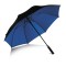 Ombrello golf windproof nero/blu royal personalizzato K18279N/BL