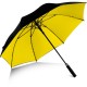 Ombrello golf windproof nero/giallo personalizzato K18279N/G