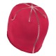 Cappellino elasticizzato con cuciture reflex e con micropile interno rosso personalizzato K18300R